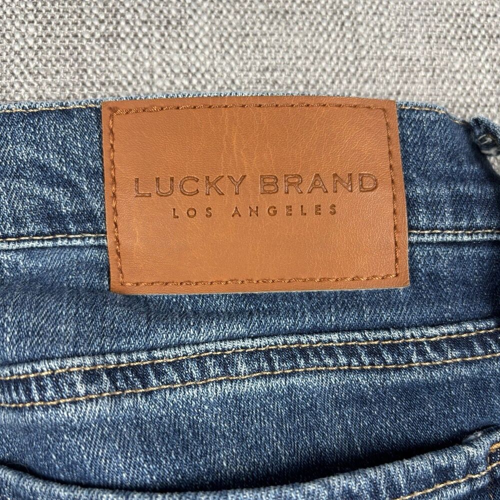 Lucky Brand Mid Rise Sweet Straight Jeans Medium Wash Blue 2/26 Regular Denim - Picture 10 of 11